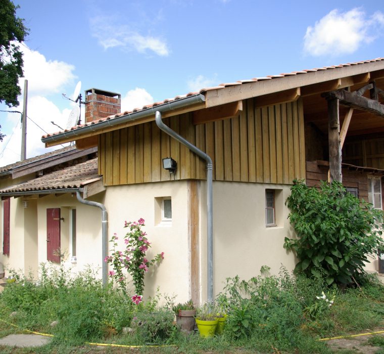 Rénovation d_une grange à Fargues- Saint- Hilaire